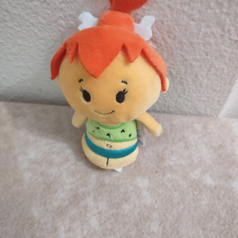 Hallmark, Itty Bitty's Pebbles Flintstone Character Toy With Beanie Bottom